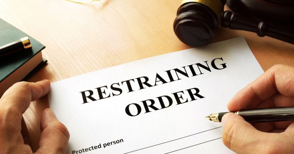 restraining order